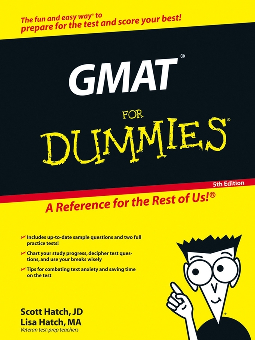 Title details for GMAT For Dummies by Scott A. Hatch - Available